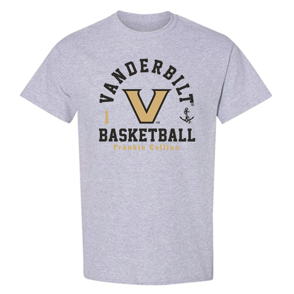 Vanderbilt - NCAA Men's Basketball : Frankie Collins - Classic Fashion Shersey T-Shirt-0