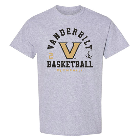 Vanderbilt - NCAA Men's Basketball : Mj Collins jr - Classic Fashion Shersey T-Shirt