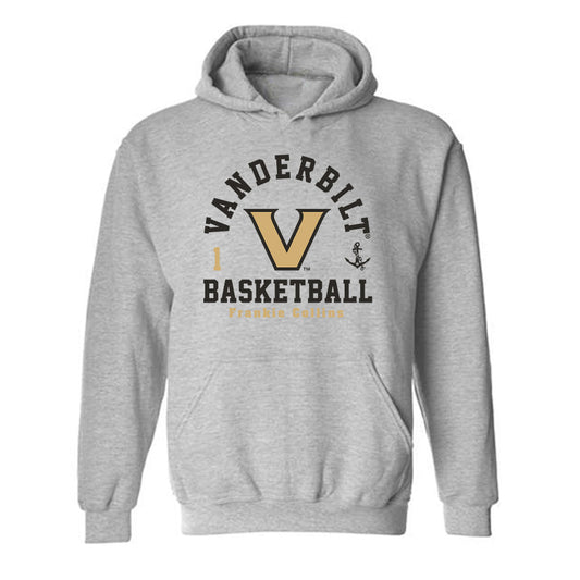Vanderbilt - NCAA Men's Basketball : Frankie Collins - Classic Fashion Shersey Hooded Sweatshirt-0
