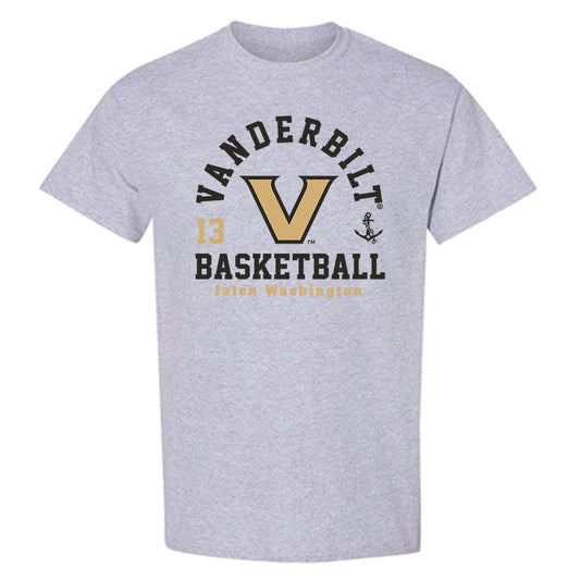 Vanderbilt - NCAA Men's Basketball : Jalen Washington - Classic Fashion Shersey T-Shirt-0