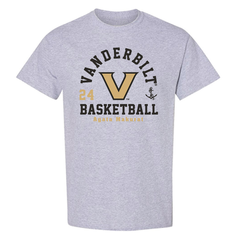 Vanderbilt - NCAA Women's Basketball : Agata Makurat - Classic Fashion Shersey T-Shirt-0