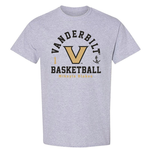 Vanderbilt - NCAA Women's Basketball : Mikayla Blakes - Classic Fashion Shersey T-Shirt-0