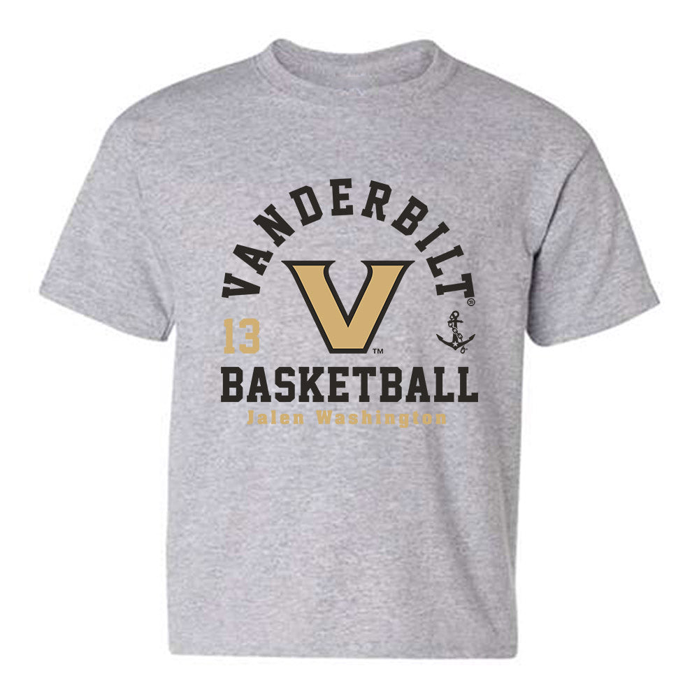 Vanderbilt - NCAA Men's Basketball : Jalen Washington - Classic Fashion Shersey Youth T-Shirt-0