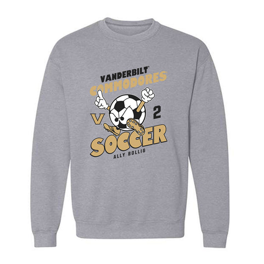 Vanderbilt - NCAA Women's Soccer : Ally Bollig - Classic Fashion Shersey Crewneck Sweatshirt