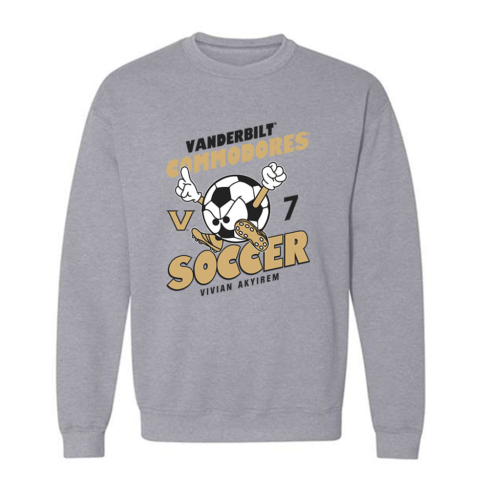 Vanderbilt - NCAA Women's Soccer : Vivian Akyirem - Classic Fashion Shersey Crewneck Sweatshirt-0