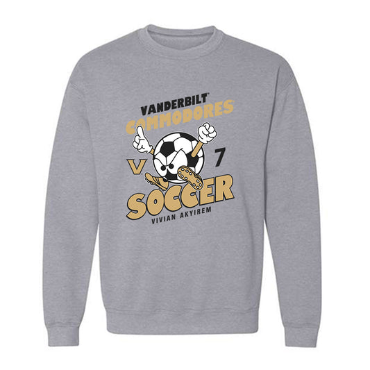 Vanderbilt - NCAA Women's Soccer : Vivian Akyirem - Classic Fashion Shersey Crewneck Sweatshirt-0