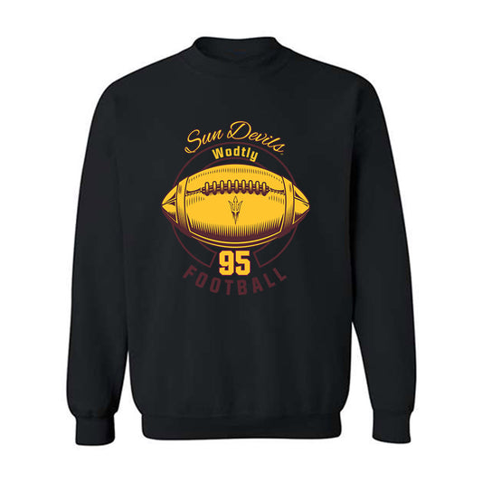 Arizona State - NCAA Football : Justin Wodtly - Classic Fashion Shersey Crewneck Sweatshirt