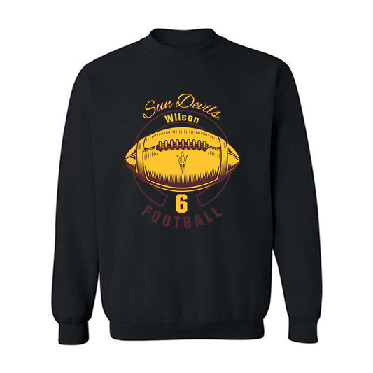 Arizona State - NCAA Football : Adrian Wilson - Classic Fashion Shersey Crewneck Sweatshirt-0