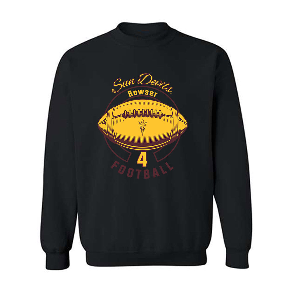 Arizona State - NCAA Football : Myles Rowser - Classic Fashion Shersey Crewneck Sweatshirt-0