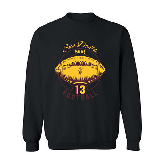 Arizona State - NCAA Football : Christian Hunt - Classic Fashion Shersey Crewneck Sweatshirt