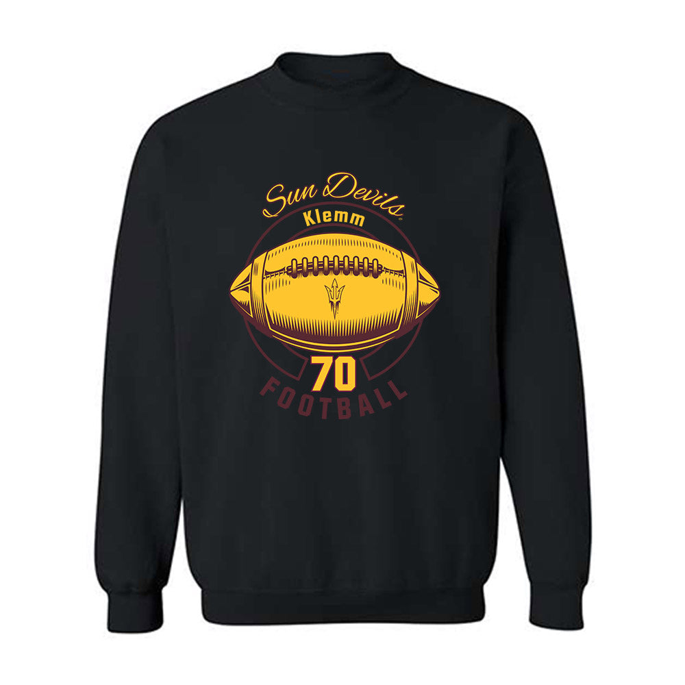 Arizona State - NCAA Football : Jalen Klemm - Classic Fashion Shersey Crewneck Sweatshirt-0