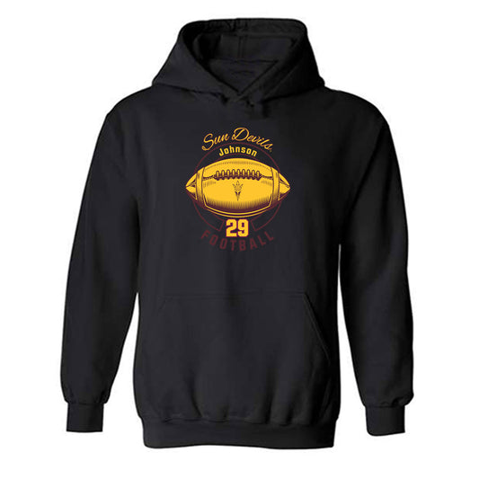 Arizona State - NCAA Football : Plas Johnson - Classic Fashion Shersey Hooded Sweatshirt