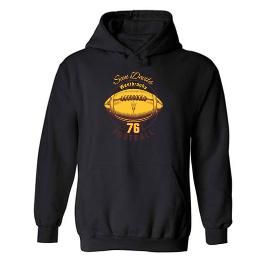 Arizona State - NCAA Football : Champ Westbrooks - Classic Fashion Shersey Hooded Sweatshirt