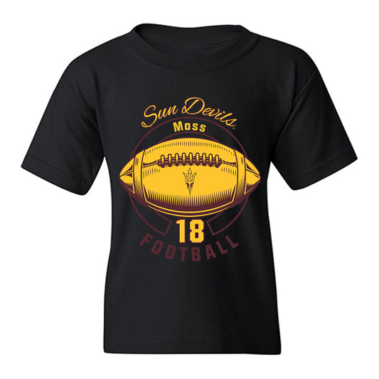 Arizona State - NCAA Football : Jalen Moss - Classic Fashion Shersey Youth T-Shirt-0