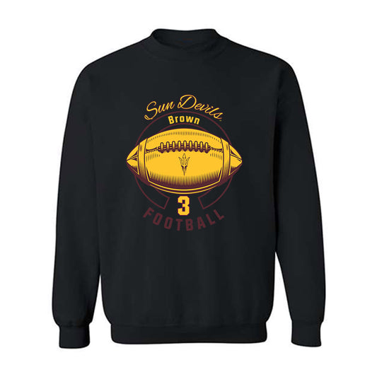 Arizona State - NCAA Football : Raleek Brown - Classic Fashion Shersey Crewneck Sweatshirt