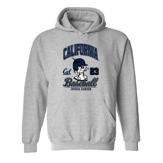 UC Berkeley - NCAA Baseball : Joshua Hanson - Fashion Shersey Hooded Sweatshirt-0