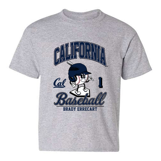 UC Berkeley - NCAA Baseball : Brady Errecart - Fashion Shersey Youth T-Shirt-0
