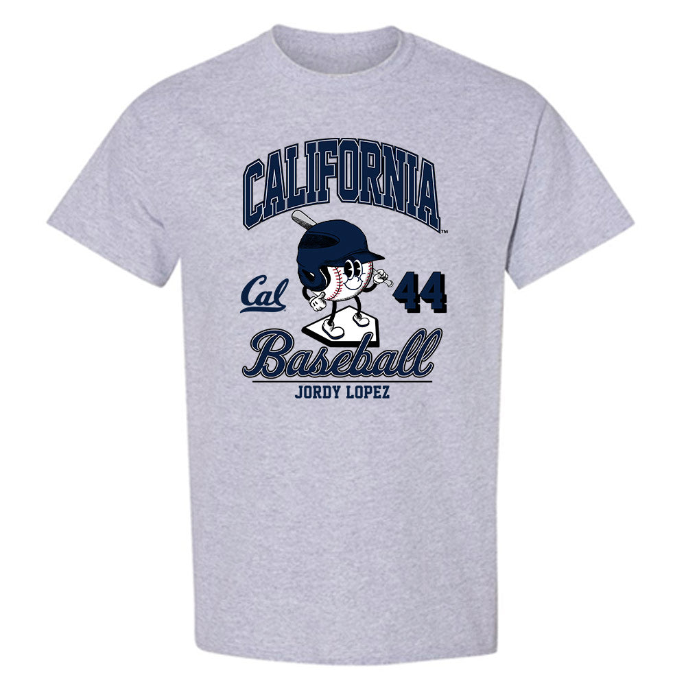 UC Berkeley - NCAA Baseball : Jordy Lopez - Fashion Shersey T-Shirt-0