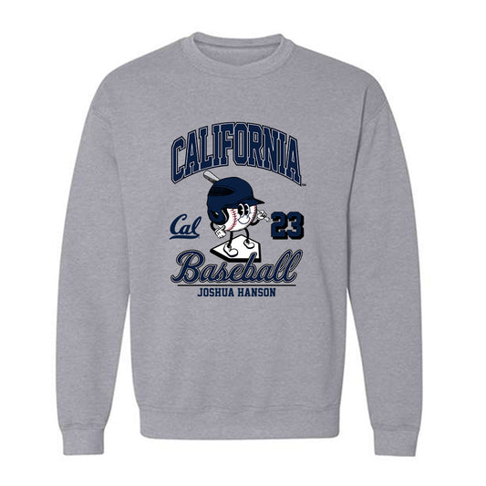 UC Berkeley - NCAA Baseball : Joshua Hanson - Fashion Shersey Crewneck Sweatshirt-0