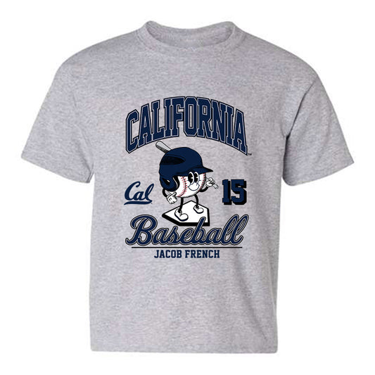 UC Berkeley - NCAA Baseball : Jacob French - Fashion Shersey Youth T-Shirt-0