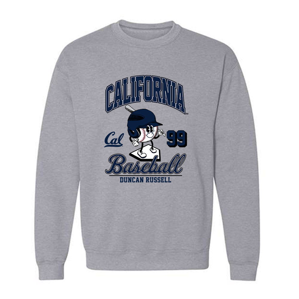 UC Berkeley - NCAA Baseball : Duncan Russell - Fashion Shersey Crewneck Sweatshirt-0
