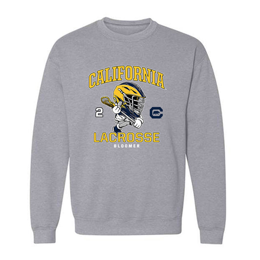 UC Berkeley - NCAA Women's Lacrosse : Katie Bloomer - Fashion Shersey Crewneck Sweatshirt-0