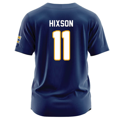  - NCAA Softball : Grace Hixson - Navy Jersey-1