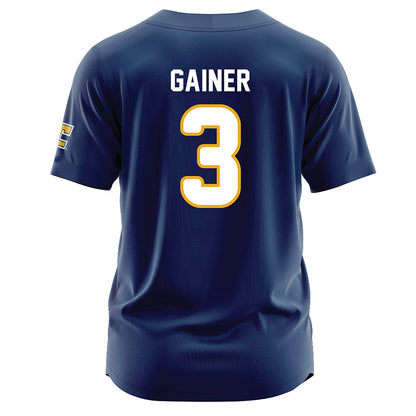 UTC - NCAA Softball : Jade Gainer - Navy Jersey-1