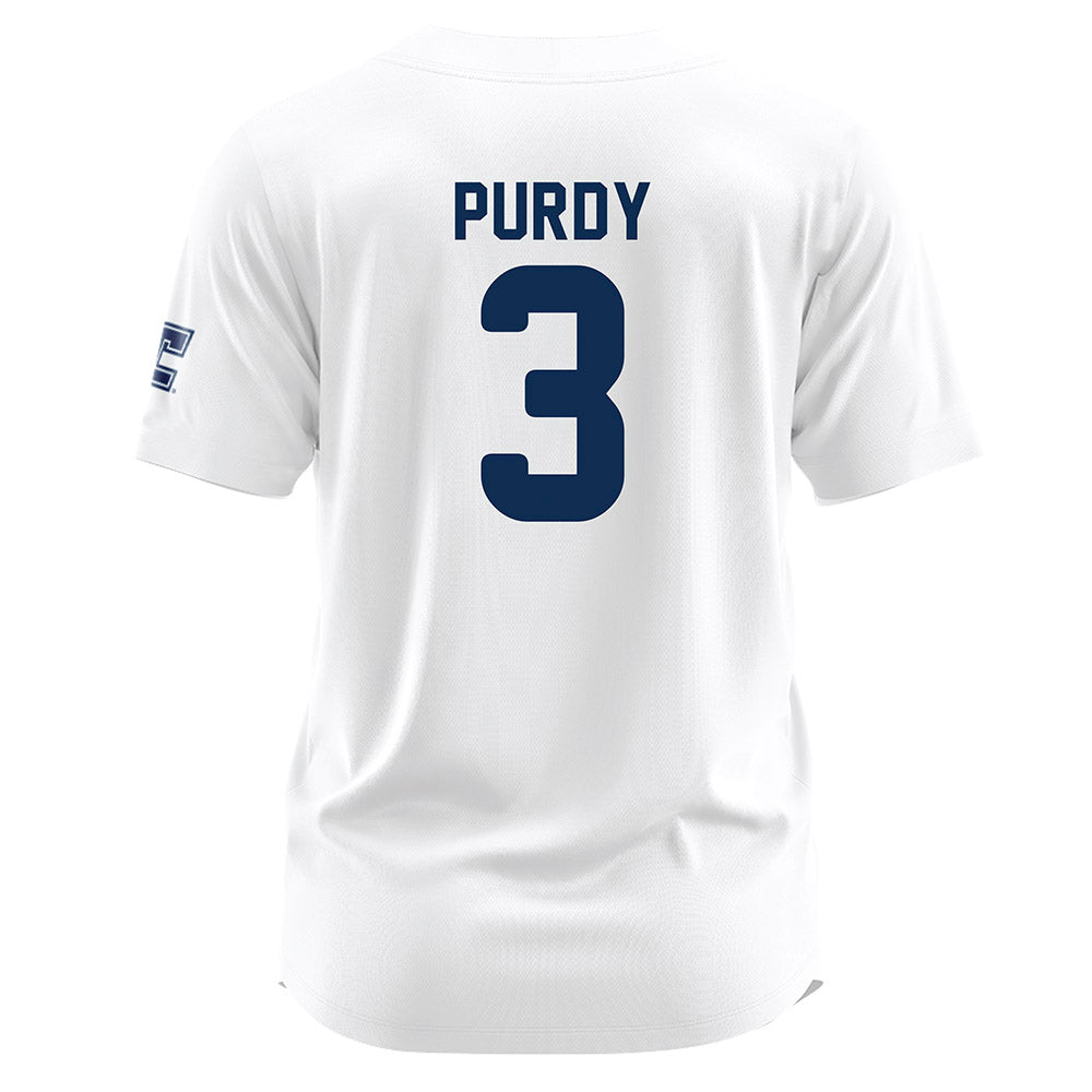  - NCAA Softball : jayce purdy - White Jersey-1