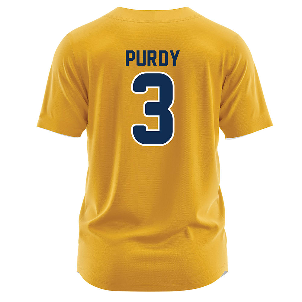  - NCAA Softball : jayce purdy - Gold Jersey-1