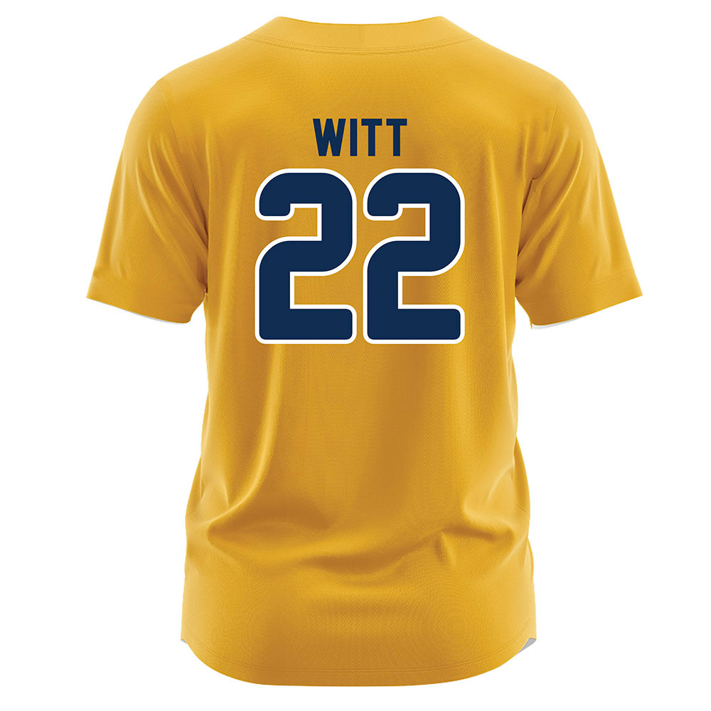 UTC - NCAA Softball : sara witt - Gold Jersey-1