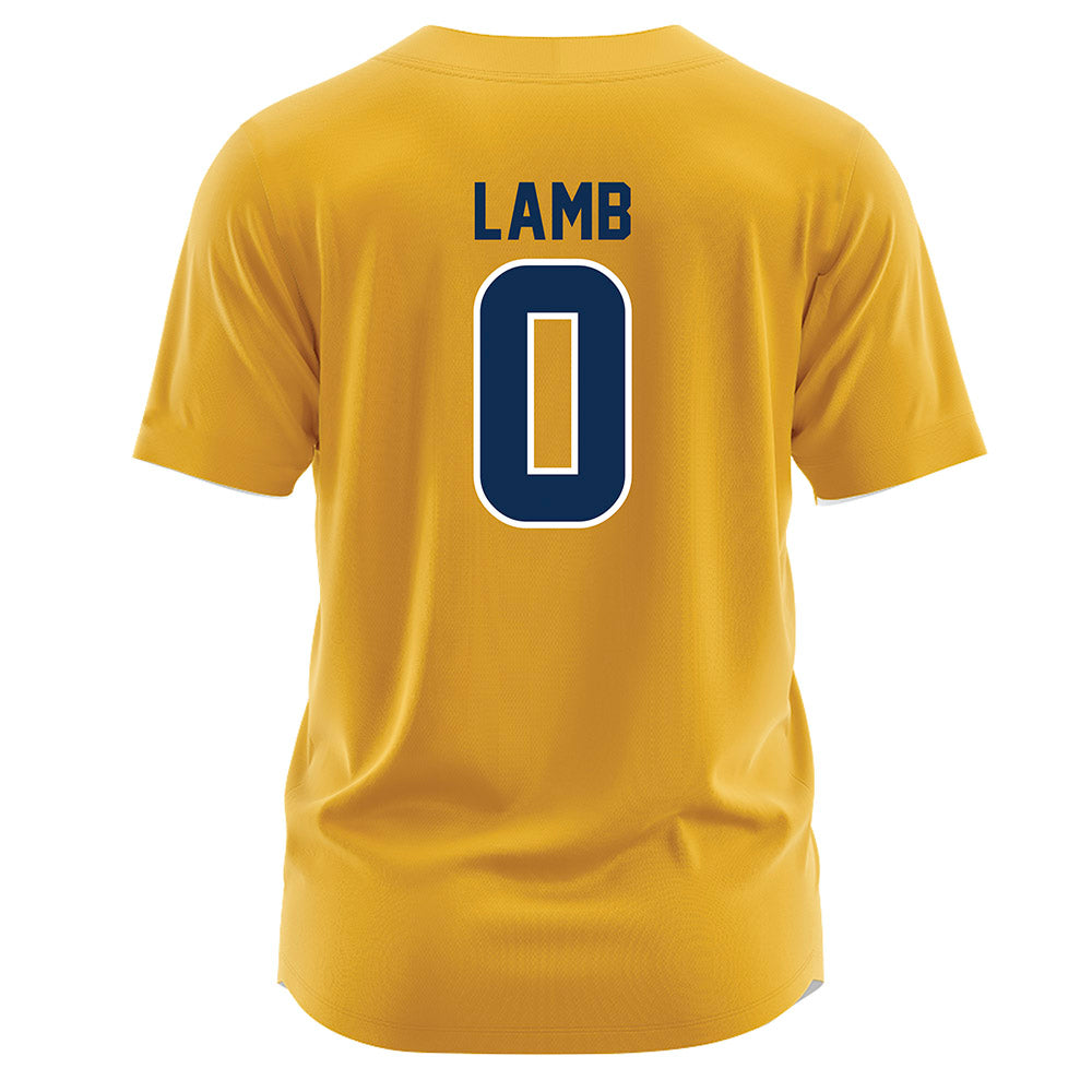 UTC - NCAA Softball : Riley Lamb - Gold Jersey-1