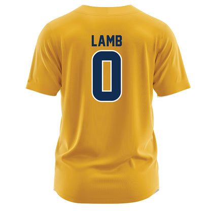 UTC - NCAA Softball : Riley Lamb - Gold Jersey-1