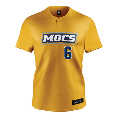 UTC - NCAA Softball : Zoe Wright - Gold Jersey-0