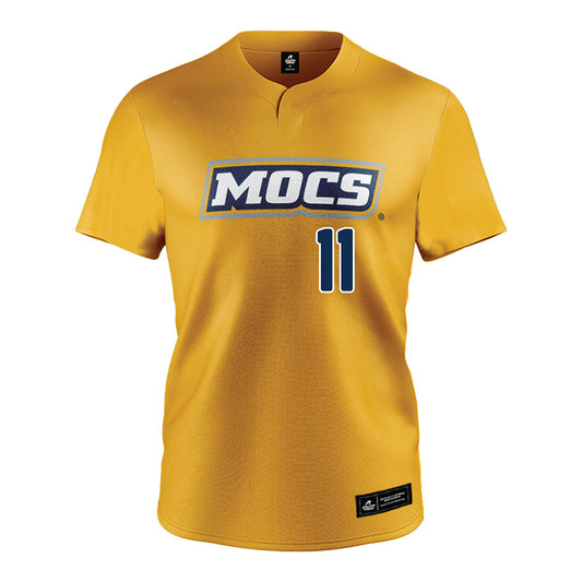 UTC - NCAA Softball : Grace Hixson - Gold Jersey-0