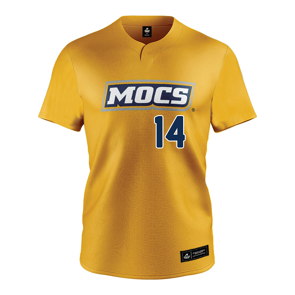 UTC - NCAA Softball : Lexi Cooley - Gold Jersey-0