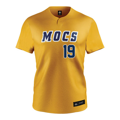 UTC - NCAA Softball : Abi Bunt - Gold Jersey