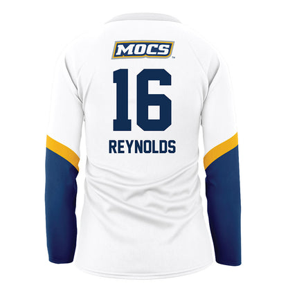 UTC - NCAA Women's Volleyball : Ashley Reynolds - White Volleyball Jersey-1