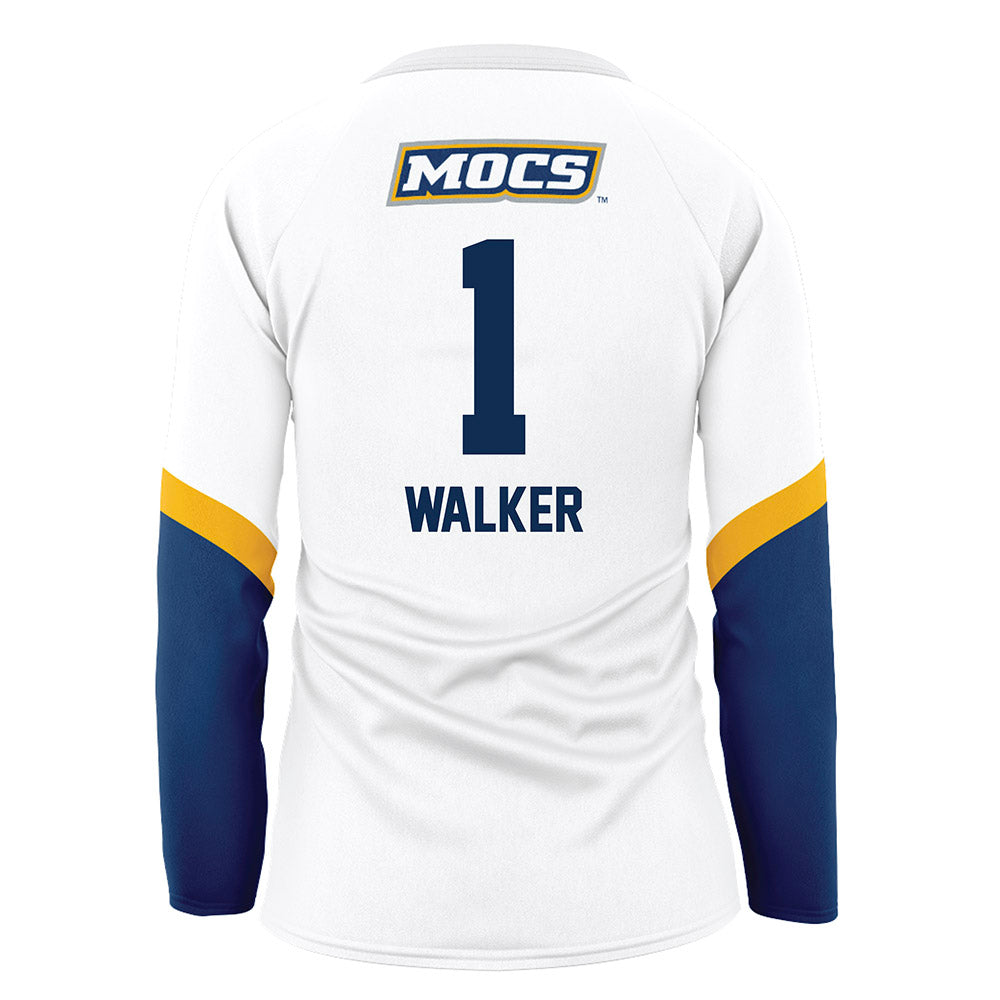 UTC - NCAA Women's Volleyball : Addison Walker - White Volleyball Jersey-1