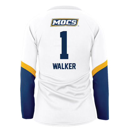 UTC - NCAA Women's Volleyball : Addison Walker - White Volleyball Jersey-1