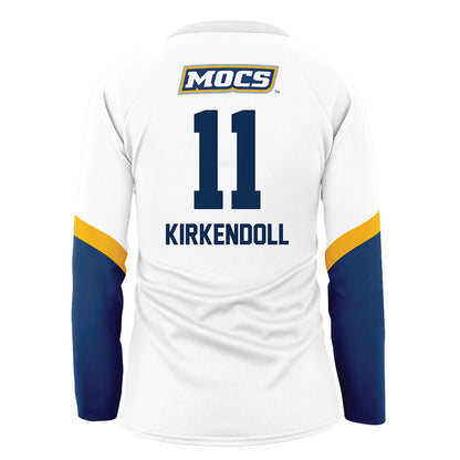 UTC - NCAA Women's Volleyball : Kynli kirkendoll - White Volleyball Jersey
