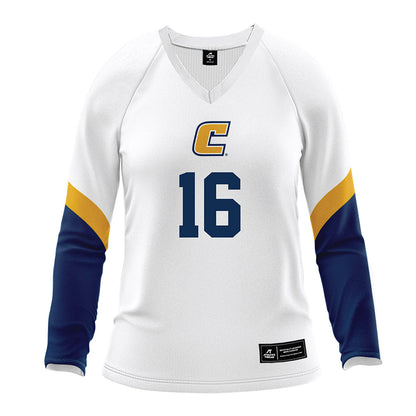 UTC - NCAA Women's Volleyball : Ashley Reynolds - White Volleyball Jersey-0