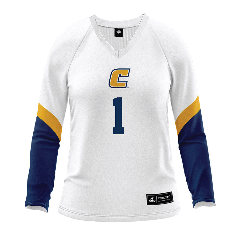 UTC - NCAA Women's Volleyball : Addison Walker - White Volleyball Jersey-0