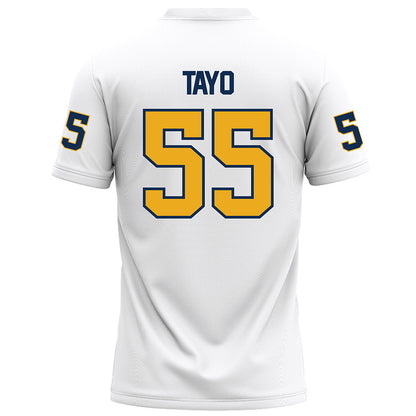 UTC - NCAA Football : Ky Tayo - White Football Jersey-1