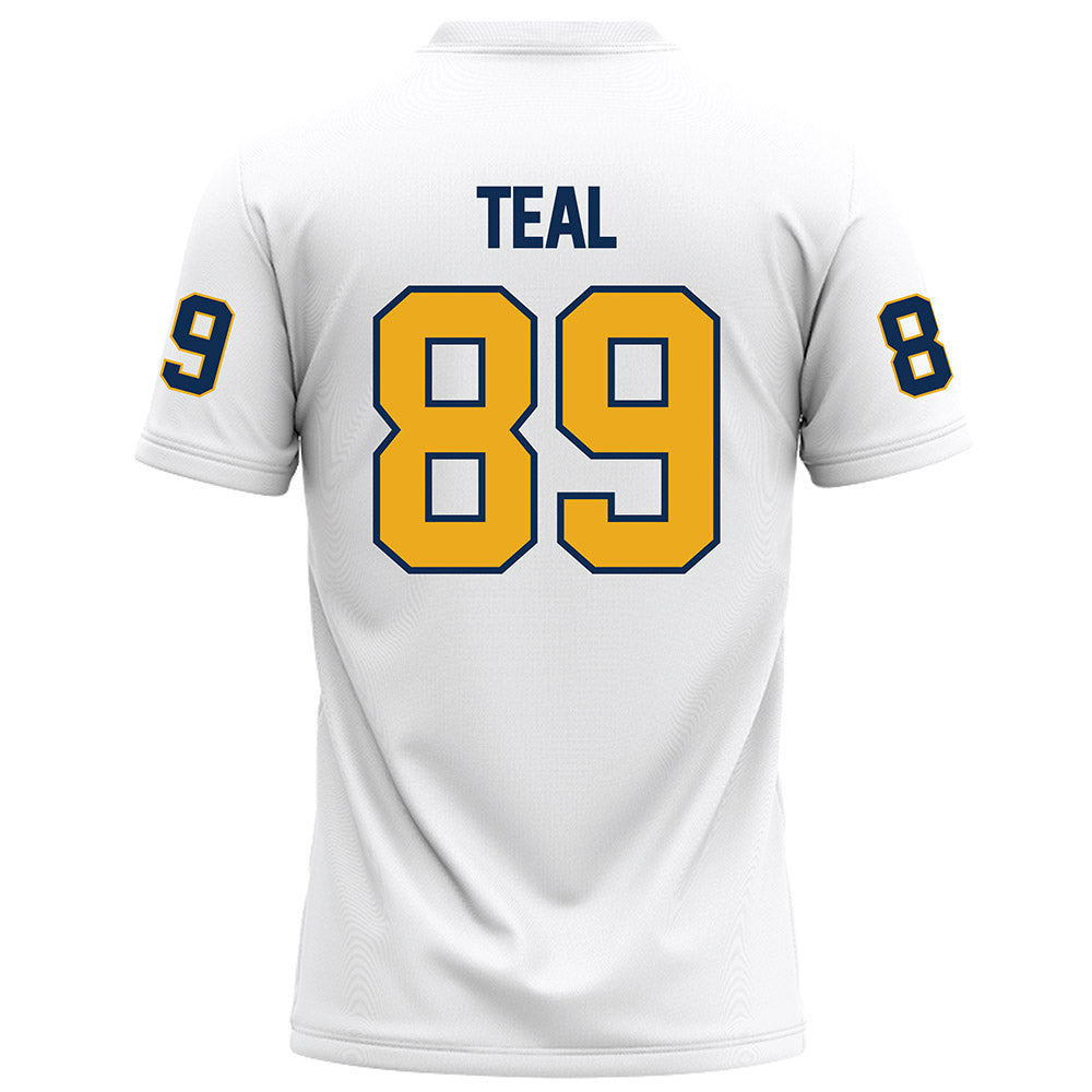 UTC - NCAA Football : Hunter Teal - White Football Jersey-1