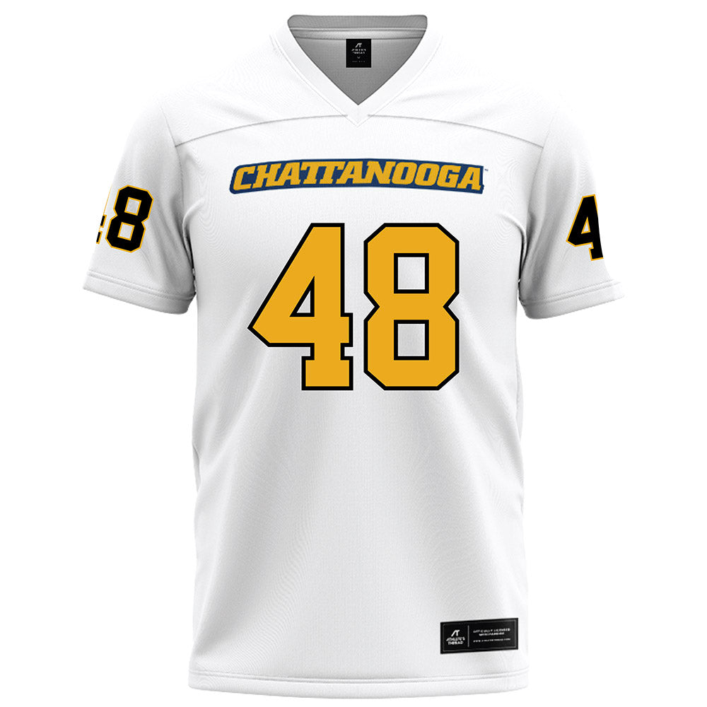  - NCAA Football : Brody Gann - White Football Jersey-0