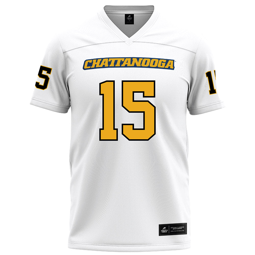 UTC - NCAA Football : Hunter Campbell - White Football Jersey-0