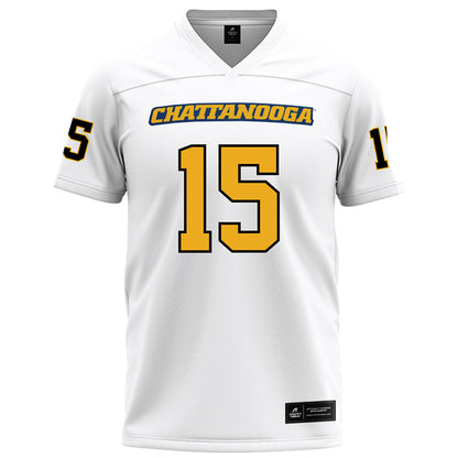 UTC - NCAA Football : Hunter Campbell - White Football Jersey-0