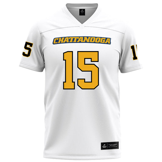 UTC - NCAA Football : Hunter Campbell - White Football Jersey-0