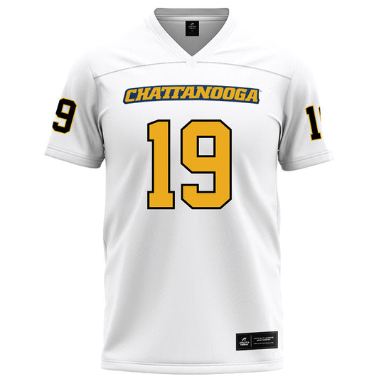 UTC - NCAA Football : Jeremiah Batiste - White Football Jersey-0